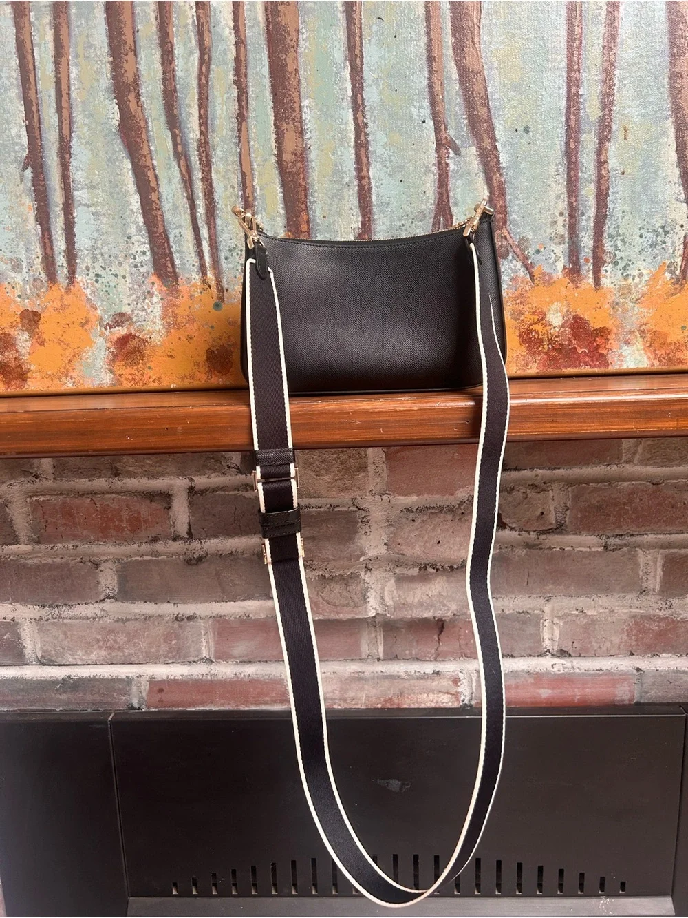 Kate Spade Duet leopard print small crossbody bag duo
